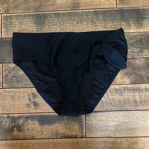 VENUS Black Bikini Bottoms with Bow